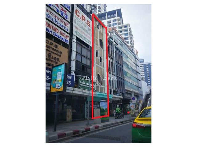ให้เช่าตึกแถว5.5ชั้นย่านพญาไท ราชเทวี พร้อมลิฟต์