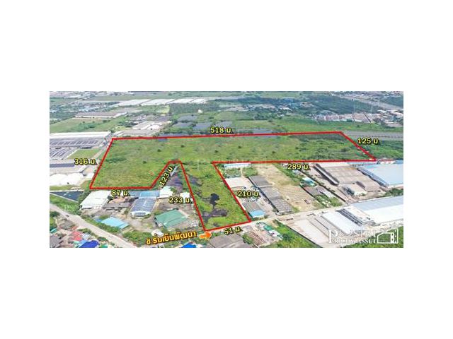 ขายที่ สร้างโรงงานได้ทุกประเภท 66 ไร่ สีม่วง สมุทรสาคร พื้นที่กว้างด้านใน เทรลเลอร์สะดวก ระบายก็สะดวก – KK1949S