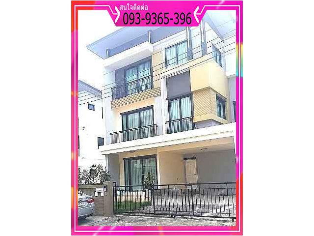 golden prestige วัชรพล-สุขาภิบาล 5 บ้านหรู 3ชั้น ให้เช่า