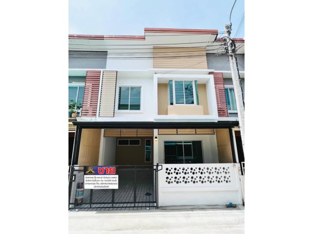 ทาวน์เฮ้าส์ 2 ชั้น #หมู่บ้านบัวทองธานีเฟสใหม่ ติดถนนกาญจนาภิเษก ตกแต่งใหม่ พร้อมอยู่ ฟรีปั๊มน้ำ แท้งค์น้ำ ต้นสายรถตู้หมอ