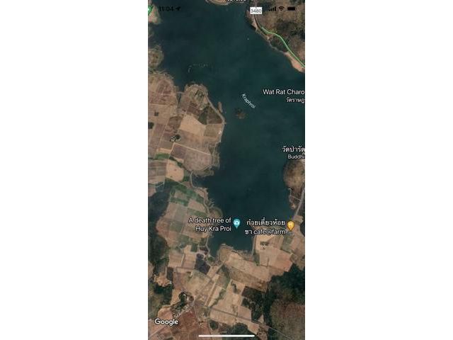 ขายที่ดิน 374 ไร่ อ่างเก็บน้ำห้วยกระพร้อย กาญ