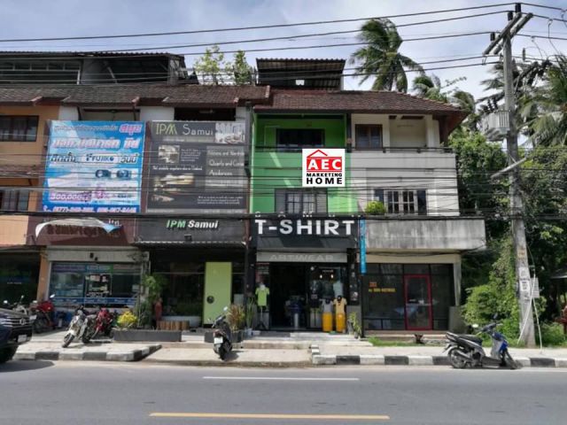 ขายอาคารพานิชย์4ชั้น (เกาะสมุย) ทำเลดี ติดถนน