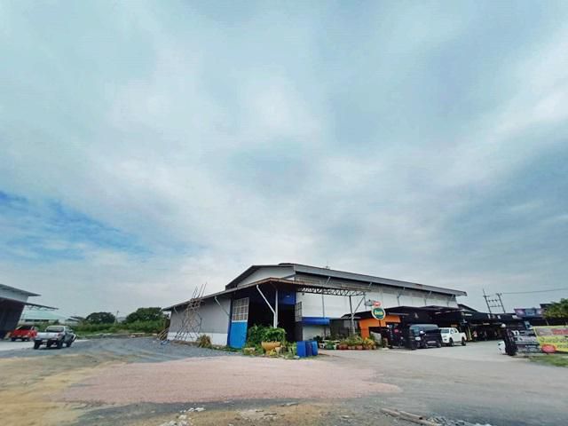 R384 ให้เช่าโรงงาน  ขนาดโกดัง ประมาณ 2,100 ตรม. ( ผังเมืองสีชมพู )ถนนบางปลา ต.ท่าทราย จ.สมุทรสาคร  ค่าเช่าถูกมาก