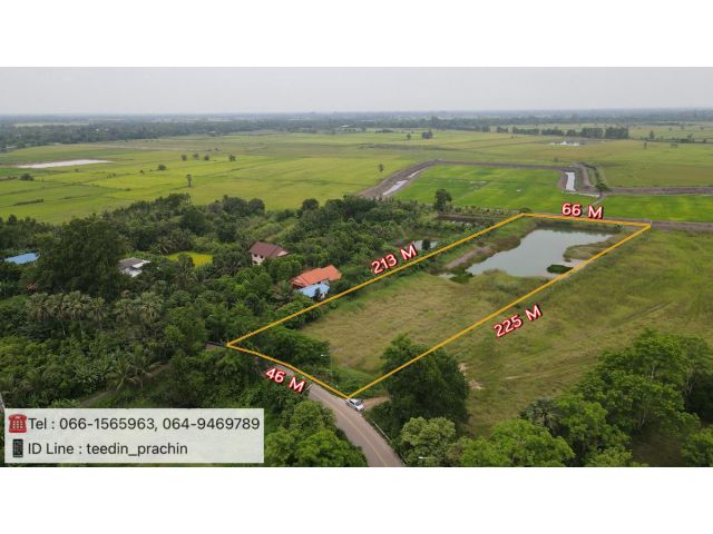ขายที่ทำบ้านสวน ใกล้ตลาดท่าประชุม ติดถนน ลาดยาง เนื้อที่ 7 ไร่ 3 งาน 47 ตรว. ไร่ละ 400,000  บาท