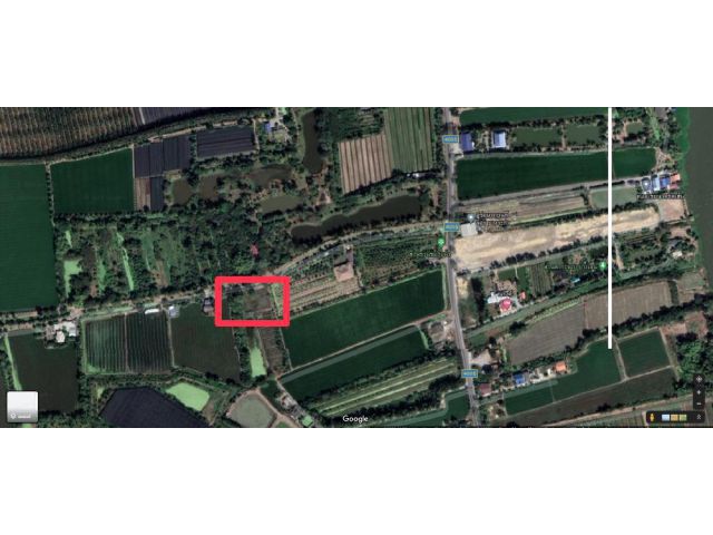 PK371ขายที่ดิน ใกล้สนามบินนครปฐม6.5กิโลเมตร ติดถนน 4.5 ไร่ บางระกำ