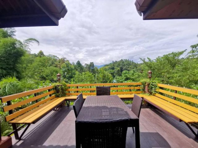 บ้านให้เช่า สไตล์รีสอร์ท วิวดอย เนื้อที่ 1 ไร่ 2 งาน(บ้านมี2หลัง) ต.น้ำแพร่ อ.หางดง