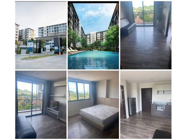 ขาย G condo Sriracha เฟส 1 ชั้น 5 อาคาร ซี 37.62 ตร.ม. พร้อมเฟอร์นิเจอร์