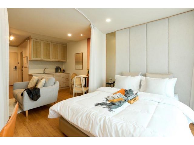 ขายห้องคอนโดเมืองเชียงใหม่ กลางบิสเนสพาร์ค ใกล้ม.พายัพ เนื้อที่ 32.5 ตร.ม. คอนโด Hillside8 ชั้น2