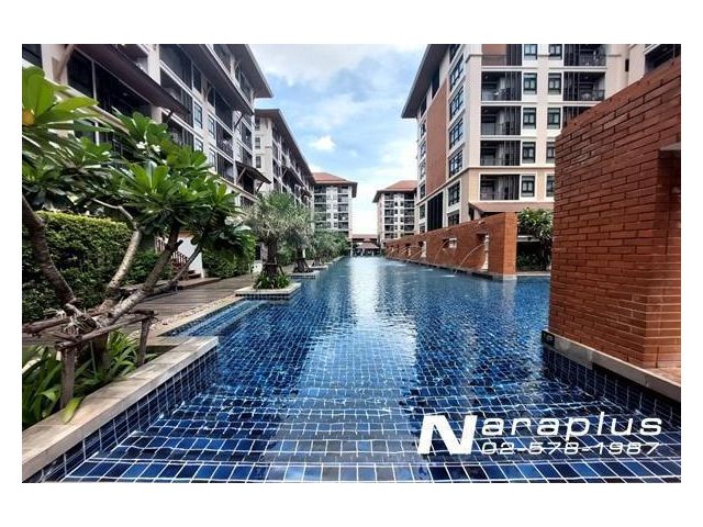 65080698 : ขาย Condo ต่ำกว่าราคาประเมินราชการ โครงการบ้านนวธารา รีเวอร์ไลฟ์ ( Baan Navatara ) อาคาร D ห้องชั้น 4 วิวสระว่ายน้ำ น่าลงทุน