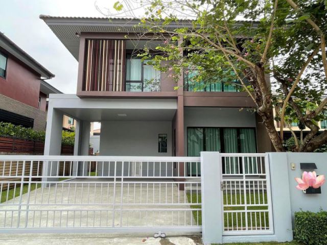 ให้เช่า และขาย บ้านเดี่ยว 2 ชั้น บ้านใหม่มาก โครงการ บุราสิริ รังสิต