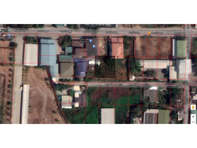 ขายที่ดินเปล่าเมืองปทุมธานี 133.8ตรว.ใกล้ถนนเลียบคลองปะปา
