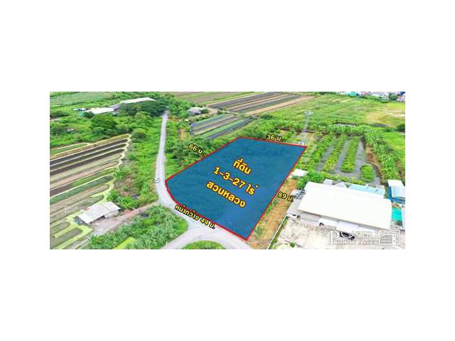 ขายที่ถมสวย 727วา หน้ากว้าง 41เมตร ทรงดี เดินทาง สะดวกมาก ใกล้ ถ.พุทธสาคร แคราย และบางบอน 5 - KK3461S