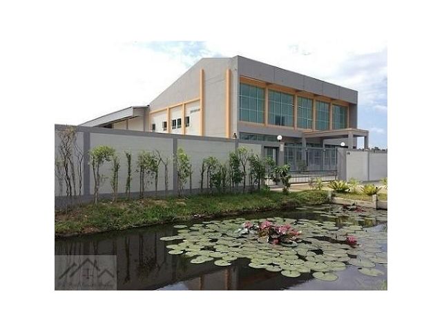 PT12 ขาย โรงงาน สำเร็จรูป พร้อมสำนักงาน พื้นที่ 3 ไร่ บางนา กม. 23 ติดโครงข่ายระบบโลจิสติกส์ สุวรรณภูมิ  ผังที่ดินสีเหลื