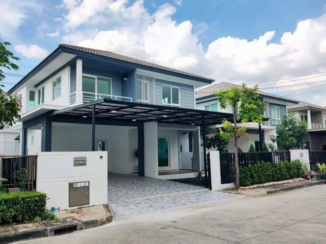 บ้านเดี่ยว 2 ชั้น #หมู่บ้านชัยพฤกษ์ วัชรพล ภายในตกแต่งสวยดูใหม่ ใกล้ทางด่วนห่างจุดขึ้น-ลง ทางด่วนสุขาภิบาล 5 เพียง 3 กม