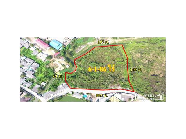 ที่สวยสร้างโรงงาน 6.5 ไร่ หน้ากว้างอังกาล 105 ม. พร้อมการระบายน้ำ ลงคลองด้านหลังได้ทันที สาธารณูปโภคครบ สะดวก บนถนน สมุท