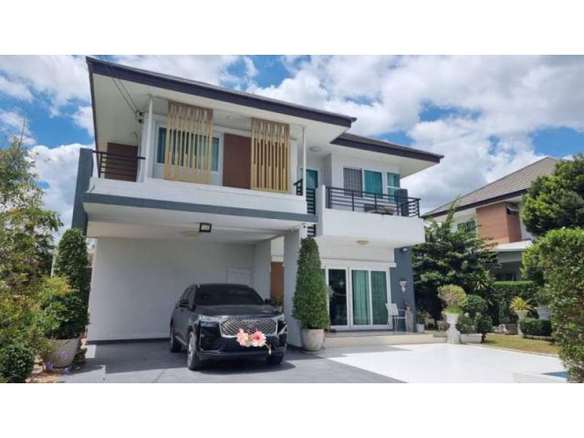 For sale ขาย บ้านเดี่ยว2 ชั้น บ้านมือสอง เนื้อที่ 86.5 ตรว. เดอะสวีทการ์เด้นวิลล์ 2 สายไหม-หทัยราษฏร์ หิ้วกระเป๋าเข้าอยู