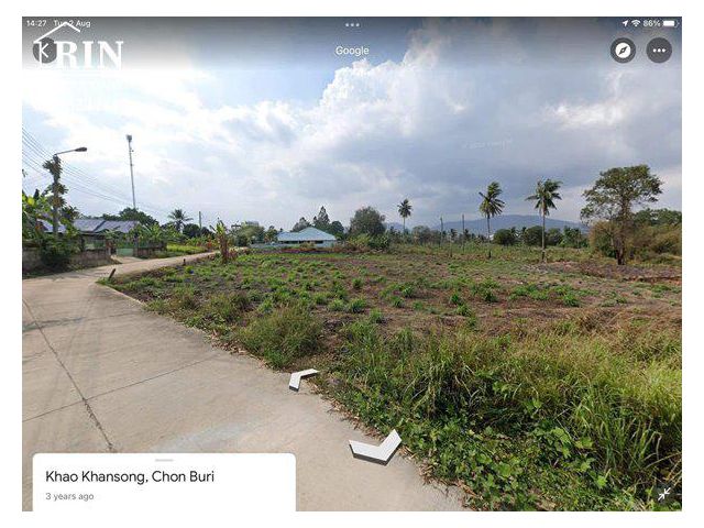 รหัสทรัพย์ : AK060822-01 ขายที่ดิน   1ไร่ ซอย 6 ต.เขาคันทรง อ.ศรีราชา จ.ชลบุรี