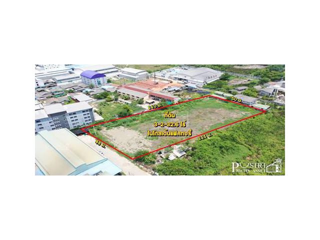 ที่สวยเทพ 3.5 ไร่ พื้นที่สีม่วง สร้างโรงงานได้ ทุกประเภท ถมพร้อมใช้ พร้อมรั้ว 50% เทรลเลอร์ สบาย ใกล้ ถ.เอกชัย