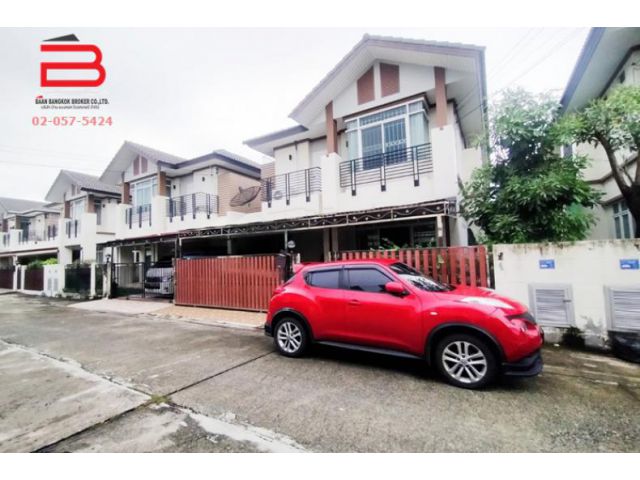 บ้านแฝด 2 ชั้น โครงการ ชิชากร 2 เนื้อที่ 35.8 ตรว. ถนนกาญจนาภิเษก อ.บางใหญ่ จ.นนทบุรี