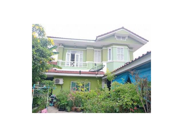 บ.เดี่ยว2ชั้น  91.5 ตร.ว ใกล้เจปาร์ค บ้านหลังริม