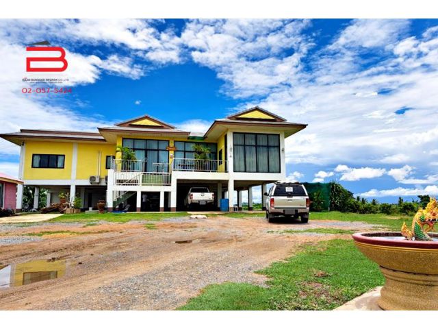 บ้านเดี่ยว 2 ชั้น หมู่บ้าน เบ็ญพาด เนื้อที่ 10-0-18 ตรว. ถนนเบ็ญพาด-ปลักเขว้า อ.พนมทวน จ.กาญจนบุรี