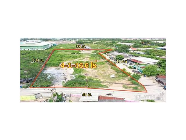 การันตีสร้างได้ทุกโรงงาน กับ ที่สีม่วงแท้ 4 ไร่เศษ ถมพร้อมใช้ ติดถนน 2 ด้าน ใกล้ทั้งถนนพุทธสาครและถนนเศรษฐกิจ - KK5093S