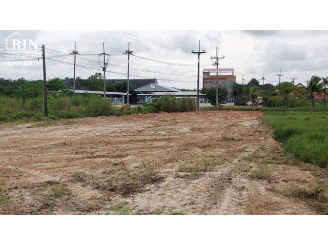 รหัสทรัพย์ : AK220822-05 ที่ดิน 1 ไร่ 30 ตร.วา ถนนชากบก-บ้านค่าย อ.บ้านค่าย ระยอง