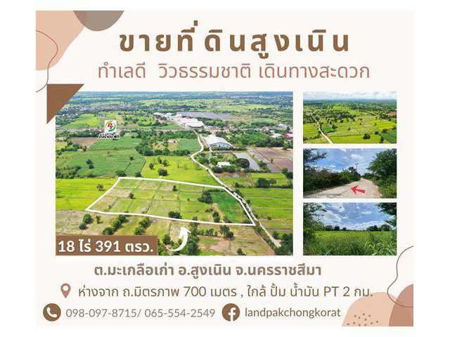 ขายที่ดินโคราช เดินทางสะดวก ใกล้ถนนมิตรภาพเพียง 700 เมตร