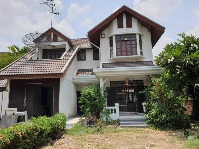 For Sale บ้านเดี่ยว 2 ชั้น ตามสภาพ หมู่บ้านพฤกษชาติ ซอยรามคำแหง118 ใกล้มอเตอร์เวย์