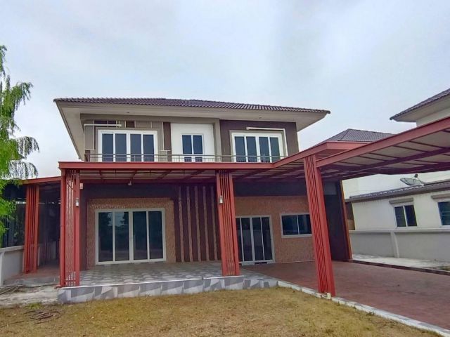 บ้านเดี่ยว 2 ชั้น ไม่เคยเข้าอยู่ ตกแต่งต่อเติมใหม่ทั้งหลัง #หมู่บ้านซื่อตรงโคซี่พรีเมี่ยม บางบัวทอง-340 (บางใหญ่)