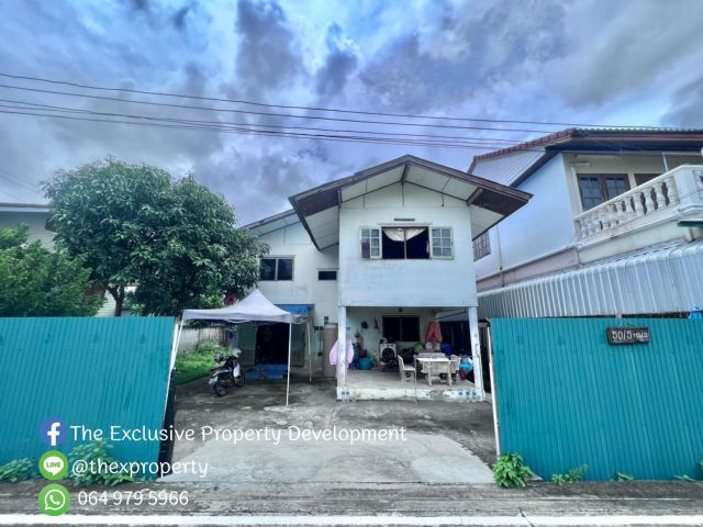 ขาย ที่ดินพร้อมสิ่งปลูกสร้าง ย่านราชพฤกษ์ ซอยมหาสวัสดิ์1 เนื้อที่ 65 ตร.ว.