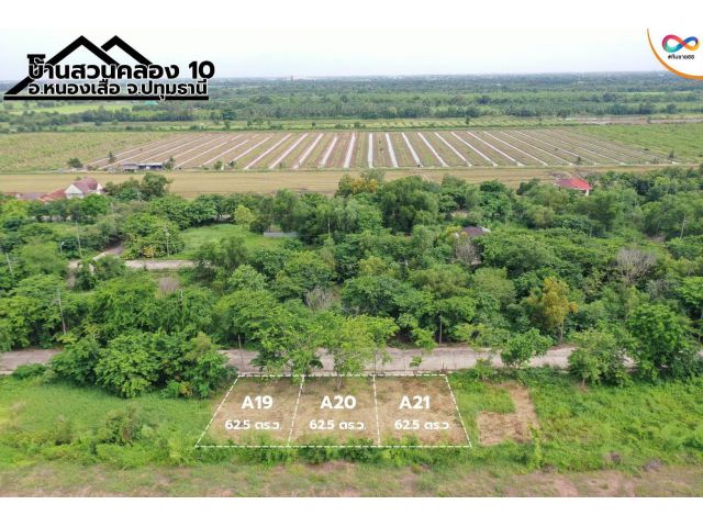 ขาย - ที่ดินขนาด 62.50 ตารางวา    บึงบา หนองเสือ ปทุมธานี   TRL-28