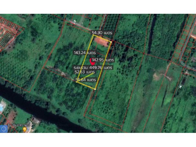 ขายที่ดินเนื้อที่ 5 ไร่ ขายไร่ละ 1,800,000 บาท  ใกล้บีงขุนทะเล วัดสมหวัง