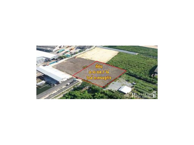 สร้าง โรงงานขนาด 2,000 ตร.ม. ได้ๆ สบายๆ บนที่ดิน สีม่วงสวย ถมแล้ว 2 ไร่ เดินทางง่ายใกล้ถนนเศรษฐกิจเพียง 750 ม. เท่านั้น