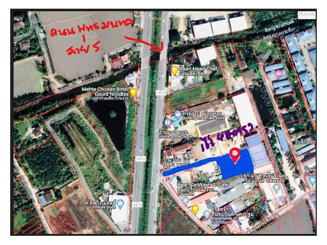 ที่ดินสวย ถมแล้วสวยมาก!!! ห่างถนนพุทธมณฑลสาย 5 เพียง 50 เมตร (1-0-48 ไร่) เหมาะสร้างอาคารพาณิชย์ สำนักงาน สร้างโกดังเก็บ