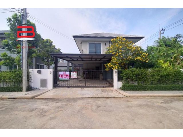 บ้านเดี่ยว หลังริม หมู่บ้าน ชวนชื่น บางนา เนื้อที่ 61 ตรว. ถนนสุขุมวิท อ.บางบ่อ จ.สมุทรปราการ