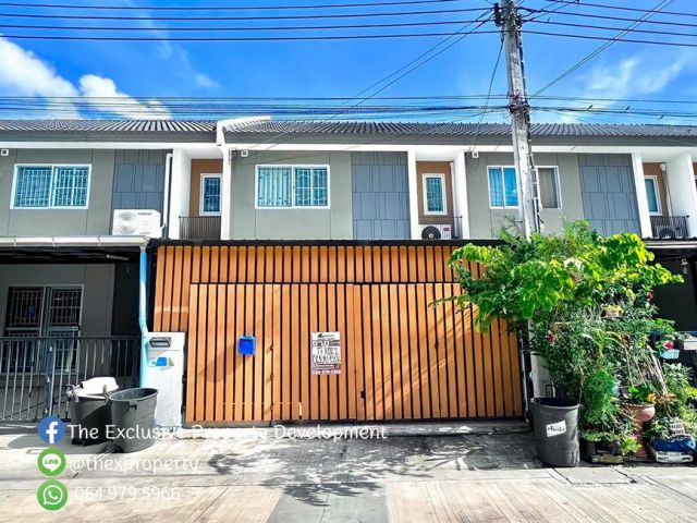 ขายทาวน์เฮ้าส์ หมู่บ้านพฤกษา 120 กาญจนาฯ-กันตนา ใกล้ถนนวงแหวนกาญจนาฯ และ ทางพิเศษศรีรัช
