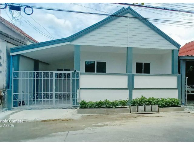 บ้านเดี่ยวชั้นเดียวทำเลหนองจอก สภาพสวยพร้อมอยู่ #หมู่บ้านทรัพย์เจริญ ต่อเติมครัวหลังบ้าน เปลี่ยนสุขภัณฑ์ใหม่ทั้งหมด