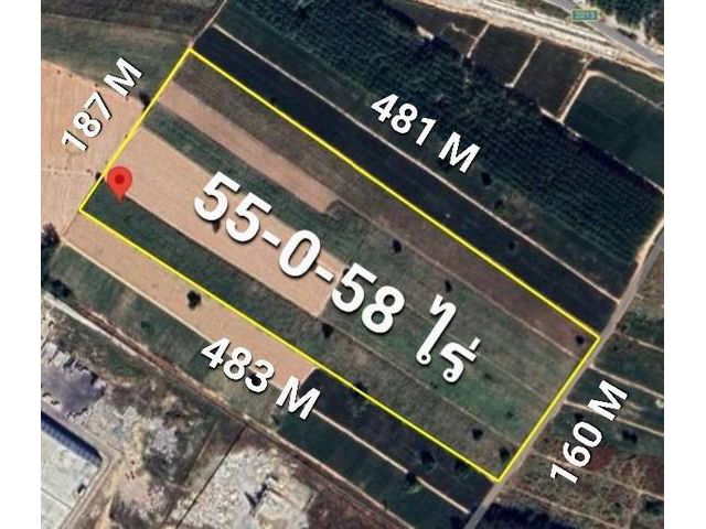 ขายที่ดิน 55 ไร่ ใกล้นิคมอีสเทิร์นซีบอร์ด  ระยอง