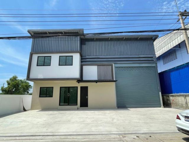 โกดังให้เช่า ลําลูกกา คลอง 4 พร้อมออฟฟิศ 2 ชั้น พื้นที่ 260 ตร.ม