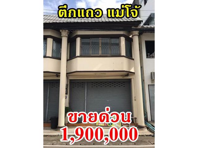 S00743 ขายตึกแถว ตรงข้ามสถานีตำรวจภูธรแม่โจ้