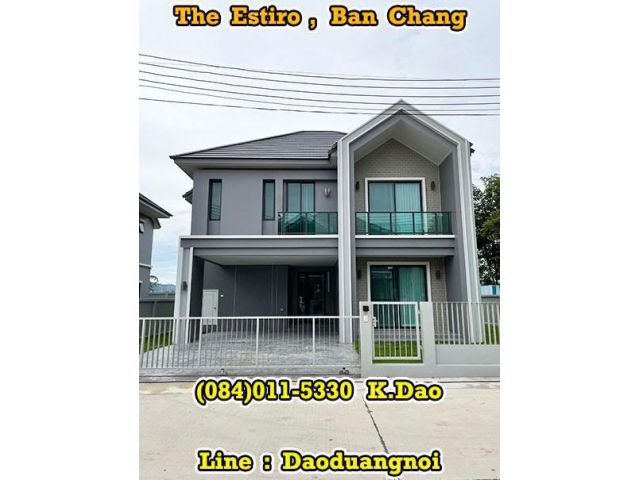 The Estiro, Ban Chang *** Corner House for Rent ***