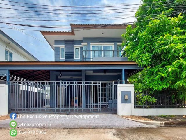 ขายบ้านเดี่ยว 2ชั้น หลังมุม หมู่บ้านสราญสิริ รามอินทรา ใกล้ถนนหทัยราษฎร์