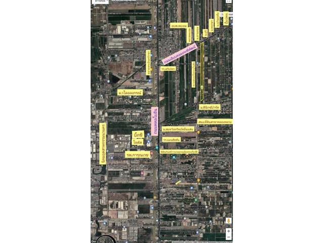 ขายที่ดินเลียบคลองระพีพัฒน์ คลองสอง จ.ปทุมธานี