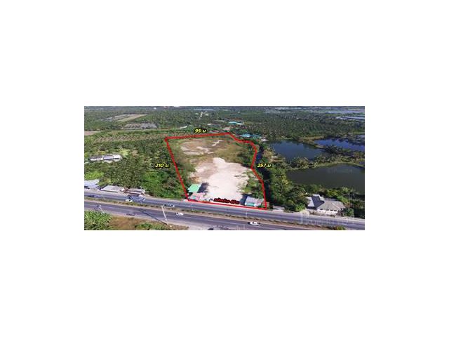 ขายที่ 11 ไร่เศษ ติดถนน บ้านแพ้ว-พระราม 2 ถมพร้อมใช้ เดินทาง สะดวก เพียง ไร่ละ 6.5 ล้าน - KK3256S