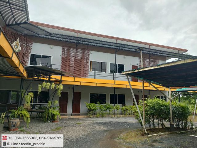 ️ขายกิจการรีสอร์ท กบินทร์บุรี บนเนื้อที่ 1 ไร่ 3  งาน 34 ตรว. เข้าจากถนน 304 เพียง 200 เมตร