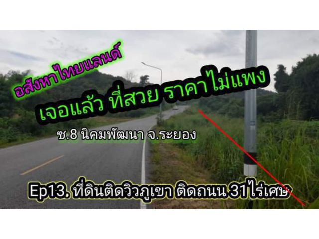 ที่ดินผังม่วงลาวติดถนนเหมาะสร้างโกดังโรงงาน ใกล้เส้น36  ขายถูกสุด