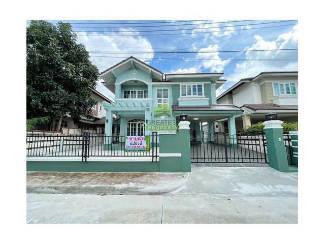 หมู่บ้านภัทรา ลำลูกกา คลอง 4 ขายด่วน บ้านเดี่ยว 2 ชั้น เนื้อที่ 56.50 ตร.ว ทำเลดี ลาดสวาย ปทุมธานี