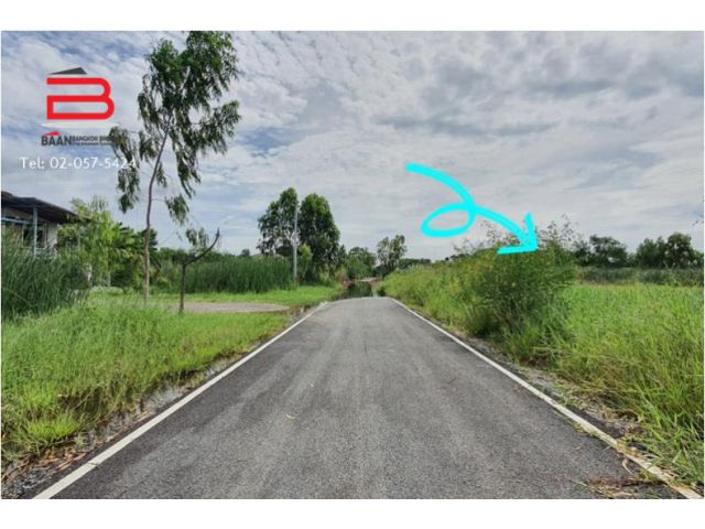 ที่ดินเปล่า เคหะการเกษตรซอย 35 เนื้อที่ 2 ไร่ (แบ่งขายได้) ถนนกาญจนาภิเษก อ.บางใหญ่ จ.นนทบุรี