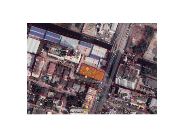 ขายที่ดินติดถ.เพชรพระราม บางกะปิ 238 ตร.วา 115 ลบ.